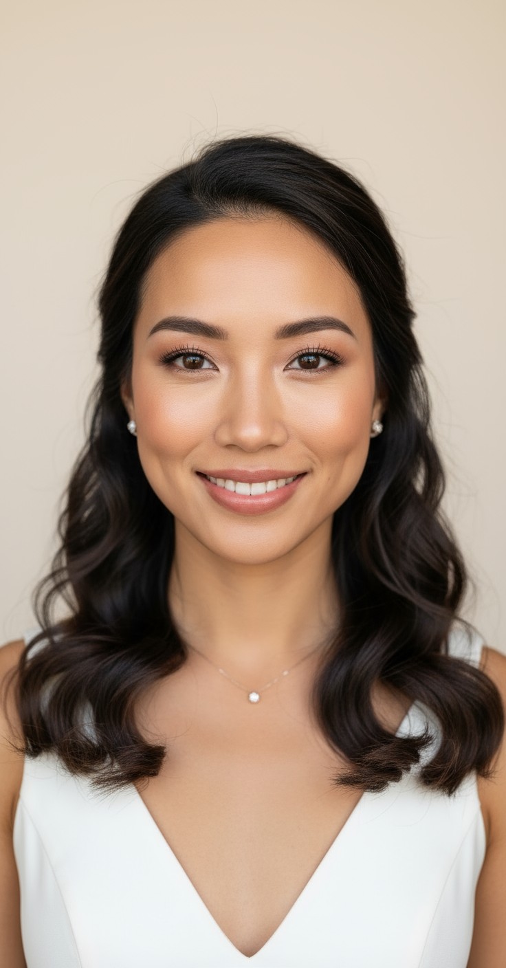 After Curly Hair Wedding Hair